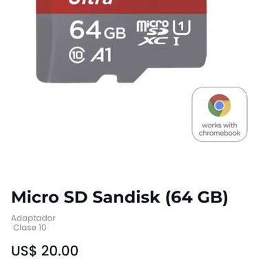 Micros sd 64 y 128 gb. Kintong 3.2v, sandisk, samsung evo plus y mas sellado caja tdo somos tienda - Img 126441818