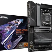 Contactarme por Whatsapp 💲170usd   GIGABYTE B650 AORUS Elite AX - Tarjeta madre para videojuegos compatible con AM5/ LG - Img 53681360