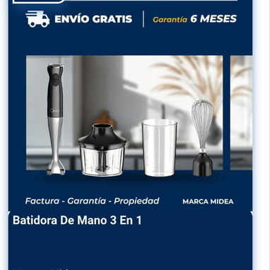 Batidoras, 6 meses de Garantía. Domicilio incluido. - 2/4