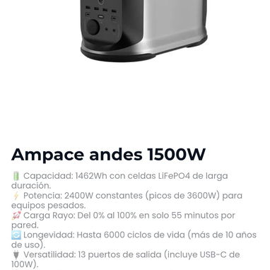 Ecoflow delta 3 plus, delta 3, delta pro, delta 3 classic sellado caja garantÃa x escrito somos tienda fisica vedado - Img 120337167