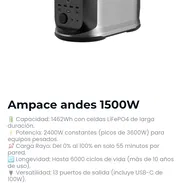 Ecoflow Ampace 1500w 0km sellada caja garantía x escrito somos tienda física.  Delta 3, delta 2 delta 3 classic y mucho+ - Img 55048347