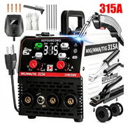Planta de Soldar Portátil, KEPOUREOMQ 315 Amp, Sin gas, 3 en 1 MMA , MIG y TIG.  110/220V, Pantalla digital. - Img 55787667