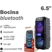 Bocina Bluetooth, batería recargable con micrófono, Bluetooth, radio USB y microsd nuevas de estreno #52398072 - Img 50362214