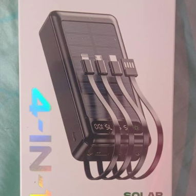 Mini estaciónde energía tiene... bocina con bluetooh...con panel solar   bombillo, lámparas incluidas y también sirve pa - 2/3