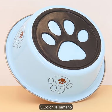 Variedad de comederos de acero inoxidable antideslizante para Mascotas - 2/5