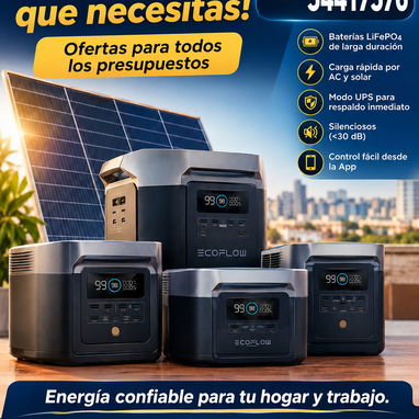 Baterías extra para EkoFlow🔋Delta 2 | Delta 3 | Delta Pro | Delta Pro 3 - 4/7