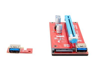0km✅ PCIe Card Riser Coboc Miner adapter 16x 📦 Card ☎️56092006 - Img 60604197