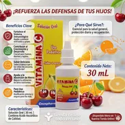🍊VITAMINA C EN SUSPENSION (sabor a cereza)30ml ( VENCE 7-26) - Img 55786647