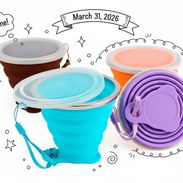 Vaso esterilizador taza de viaje plegable para bolso compatible con microondas ideal para maternidad y gestión con bebés - Img 54623982