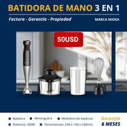 Batidora de mano 3 en 1 marca Midea - Img 52140092