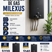 Calentador de Gas Milexus 10l y 20l olvidate del agua froa - Img 56664045