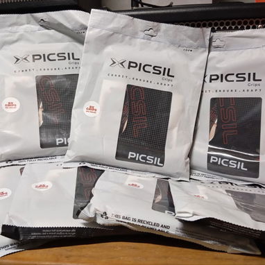 Picsil RX Grips for Hand Protection in Bar Movements and CrossFit Workouts (No Holes) Size G+ - Img 122843584