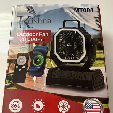 VENTILADORES RECARGABLES F6 DE 20000MAH EXCELENTES PARA LAS NOCHES DE APAGÓN - Img 120442755
