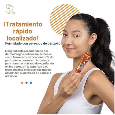 Tratamiento para acné peróxido de benzoilo al 10 % - Img 119178684