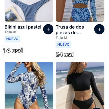 No te quedes sin tus bikinis nuevos para el verano. Trusas enterizos, mangas largas, bañadores, tantas, hilos. Etc - Img 121458921