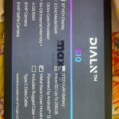 Tablet DIALN 10.1" 4ram x 64gb - 2/4