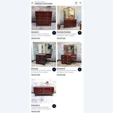Muebles antiguos recién restaurados a tu disposición... - 4/10