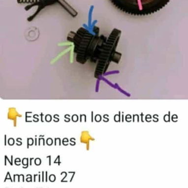 ⚙️⚙️⚙️ KIT COMPLETO DE PIÑONES DE DIFERENCIALES DE TRICICLOS con MONTAJE INCLUIDO Y GARANTÍA DE FUNCIONALIDAD A DOMICIL - Img 121308999