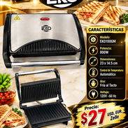 Sandwichera marca EKO, con garantía de 6 meses. Entrega de Factira y Propiedad, envío gratis. Variedad - Img 57919617
