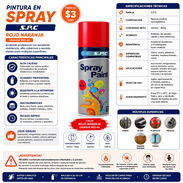 🎨 PINTURA EN SPRAY ROJO NARANJA - Img 57148920