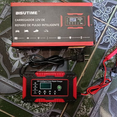 Cargador de batería inteligente 12v - 6A . Carga baterías desde 4ah - 100Ah. 40 USD - 2/3