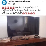 Vendo TV RCA de 32" Y cajita Real.TV 80 USD. 54974279 - Img 58399801