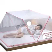 🌸Mosquitero camero portátil  🌸Precio : 13 usd  🛑 la medida no las trae puestas solo que es camero 🌸Colores : blanco - Img 58135532