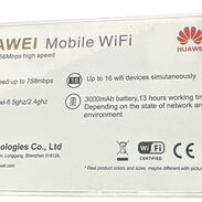 ✅✅HUAWEI Router Portatil W5 elite  4G LTE WiFi Router Alta Velocidad ,Tactil + 16 dispositivos Conectados Sellado 95$ - Img 43601012