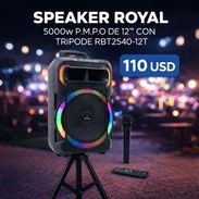 SPEAKER ROYAL 5000w P.M.P.O DE 12´´ CON TRÍPODE RBT2540-12T - Img 55457084