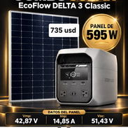 Combo:Ecoflow Delta 3 clásica mas panel de 595w mas cable 10m con transporte, yoamarquez 💯 - Img 58060148