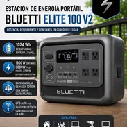 ⚡ BLUETTI ELITE 100 V2 🔋1024 Wh Capacidad LiFePO4 ✅ 1800 W Potencia Nominal ✅ 2700 W Potencia Pico 🧾 Garantía 7 día - Img 57883216