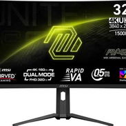 🎮 Monitor MSI MAG 32" 2160p 160Hz 350nit 10bit 0.5ms Curvo 🎮 4K🔹UHD🔹320Hz FHD🔹Frameless Design🔹Dual mode 📦0km - Img 54169324
