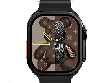 ✨⌚SMART WATCH  Reloj inteligente⌚ 🧠 T 10 ultra ✨ alta gama👌 última generación súper calidad  colores 🌈 color crema 🌑 - Img 66972919