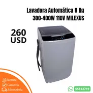 Lavadora automática 8 kgs milexus - Img 55634722