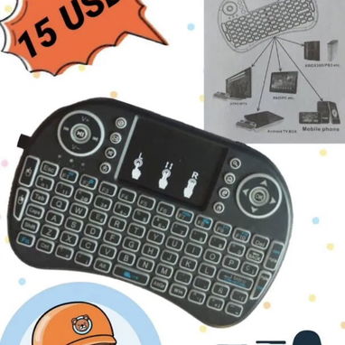 Mini Teclado con mando Air Mouse y Mini Teclado con mause táctil i8 - Img 123045091