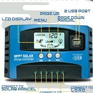Control de carga solar, cargador de batería,  MPPT, nuevo - Img 57629642