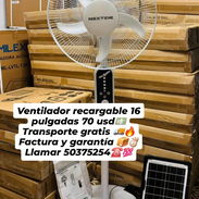 Ventilador recargable 16 pulgadas - Img 55890548