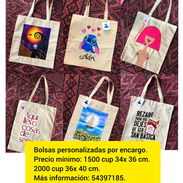 Confección de bolsos de lienzo personalizados. - Img 51837101