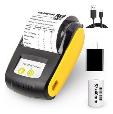 Impresoras de ticket o recibo USB, Bluetouth y red, lector 2d con base y lector 2D verticar, papel de imprimir - Img 95567014
