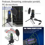 Micrófono de estudio con base - Img 56501325