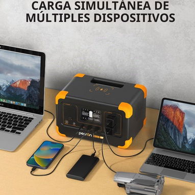 ☎️53544655 🛵 Entrega Gratis ⭐ PECRON E300LFP – Estación de Energía Portátil 288Wh⭐ - 2/8