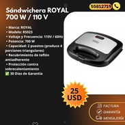 Tostadora/Sandwichera ROYAL 700W 110V/220V - Img 55634503
