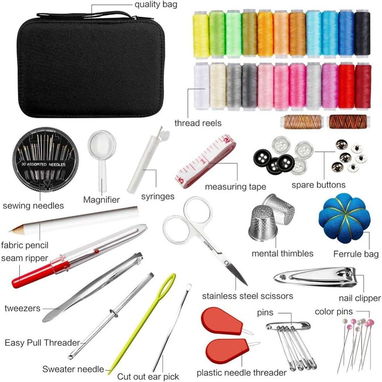 🧵 Kit de Costura Completo ✂️ Estuche Portátil 🎁 Ideal para Mamá y Manualidades _ 5.887.23.60 - 2/3