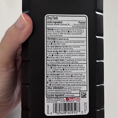 Vendo peróxido de hidrógeno (agua oxigenada) en 10 usd o al cambio - Img 127834480