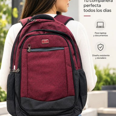 Mochila para laptop con puerto USB - 3/6