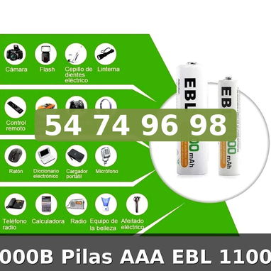 Pilas AAA EBL - 2/3