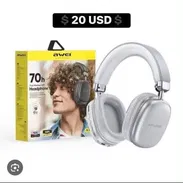 AUDÍFONOS BLUETOOTH ESTILO CASCO AWEI AT7 y SY-VJE87 INCLUYE Cable auxiliar jack 3.5 mm CANCELACIÓN DE RUIDO - Img 57241431