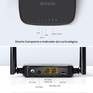 Router 4G Tenda 4G03 - 8/10