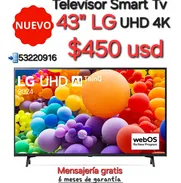 ⭕Televisores LG 43 y 65 pulgadas.⭕ Smart Tv UHD 4K (2024).⭕ MENSAJERIA GRATIS Y GARANTIA REAL - Img 49273583