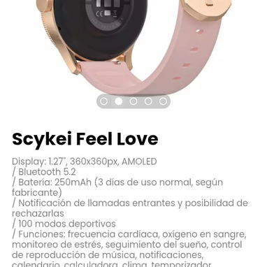 Scykei Feel Love. Notificación de llamadas entrantes y posibilidad de rechazarlas - Img 110269934